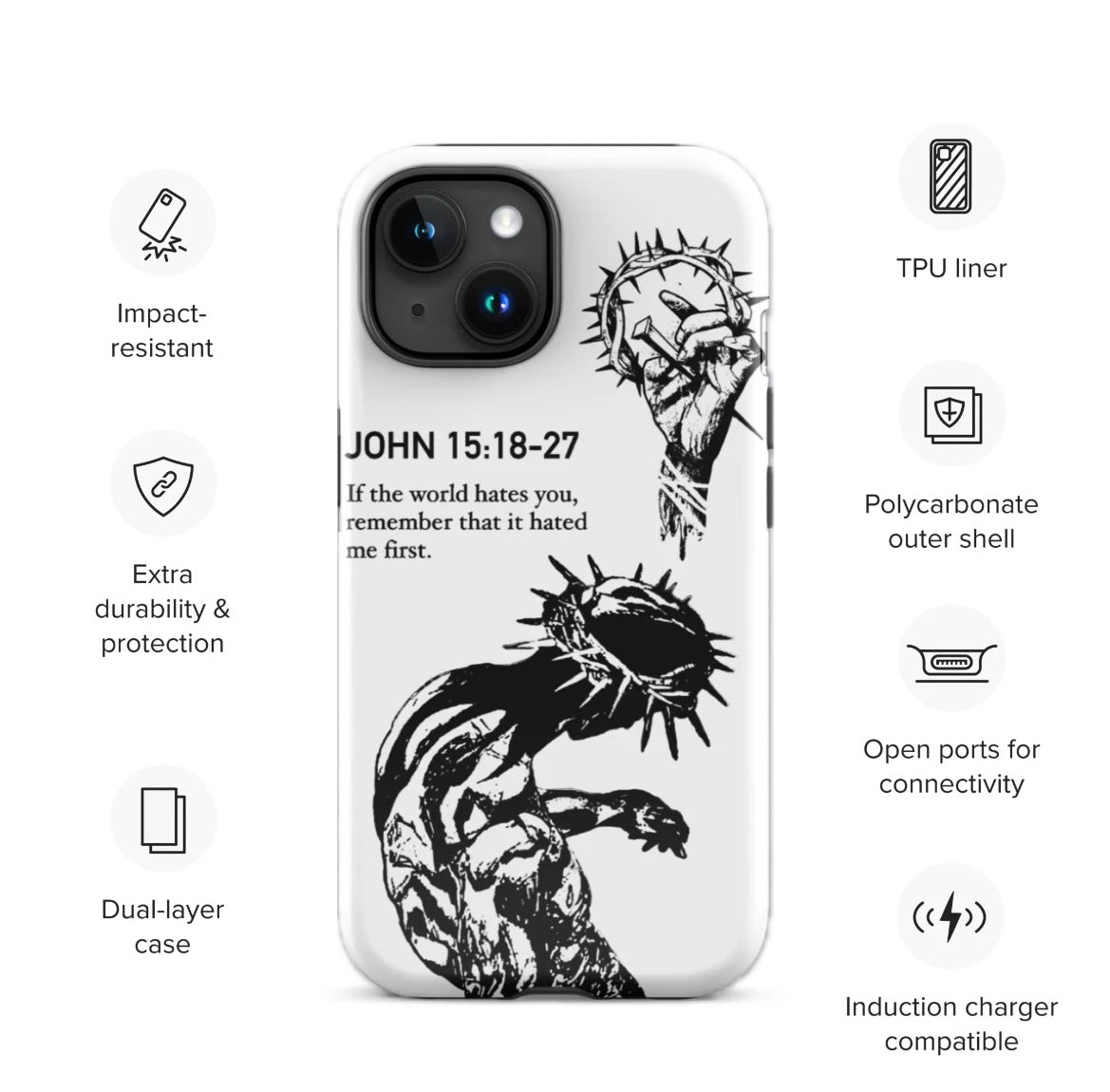 JOHN 15:18-27- Tough Case for iPhone®