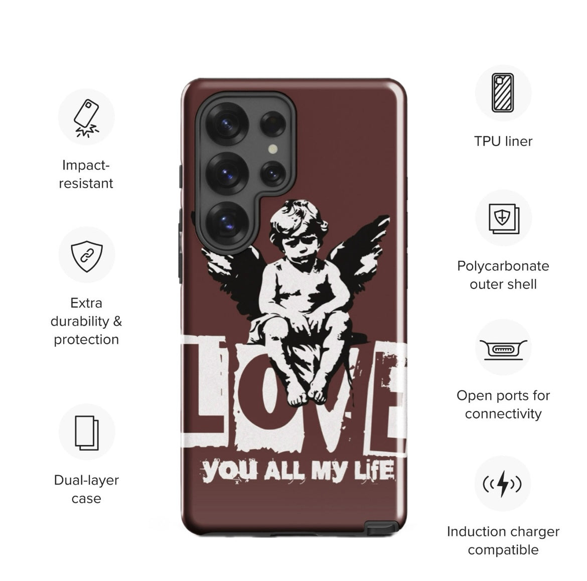 LOVE- Tough case for Samsung®