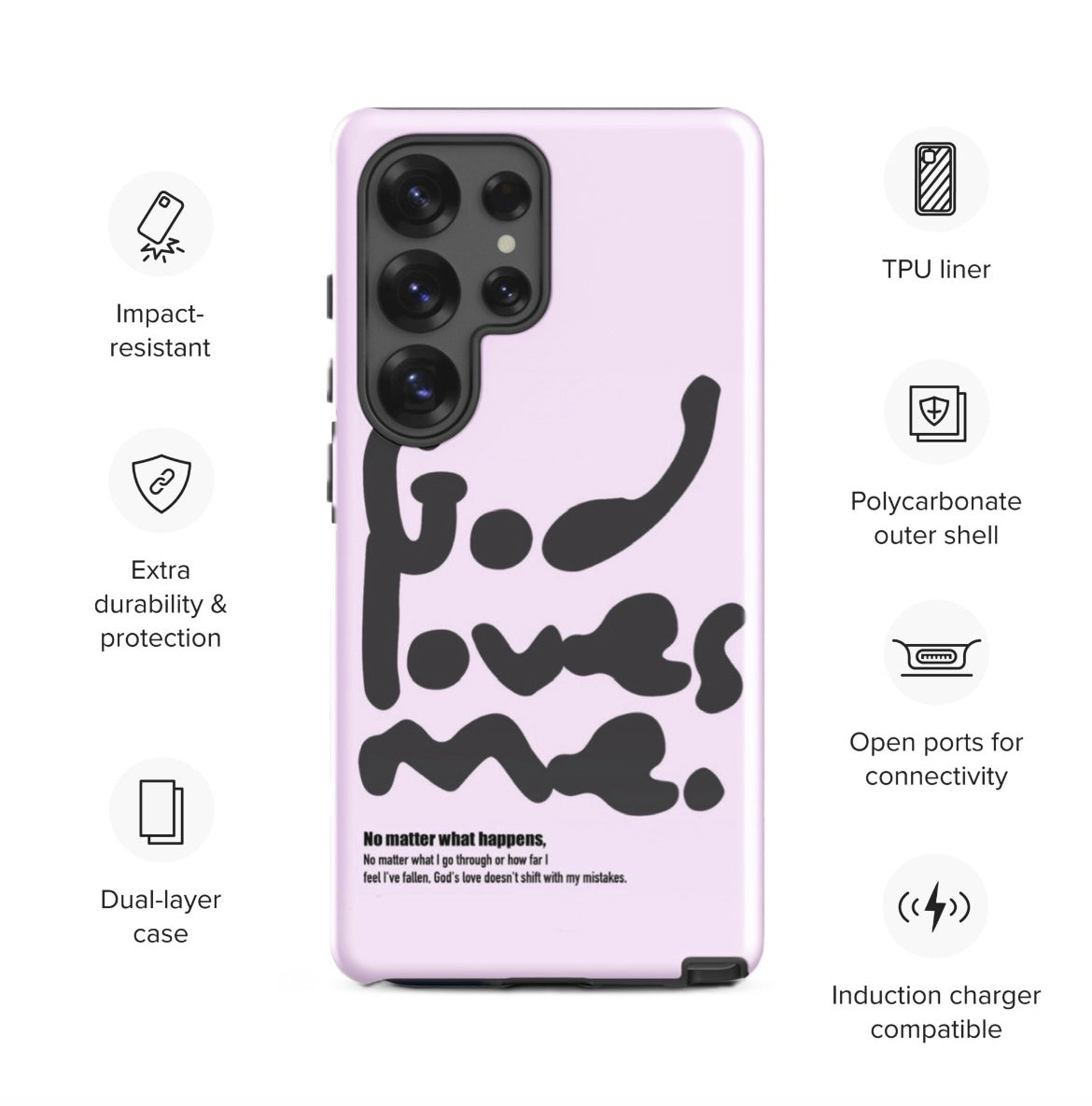 GOD LOVES ME- Tough case for Samsung®