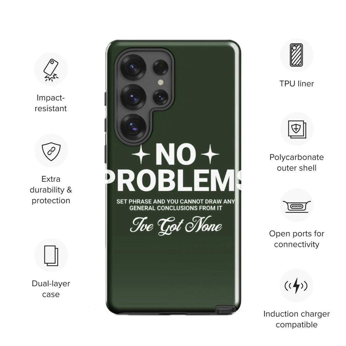 NO PROBLEM- Tough case for Samsung®
