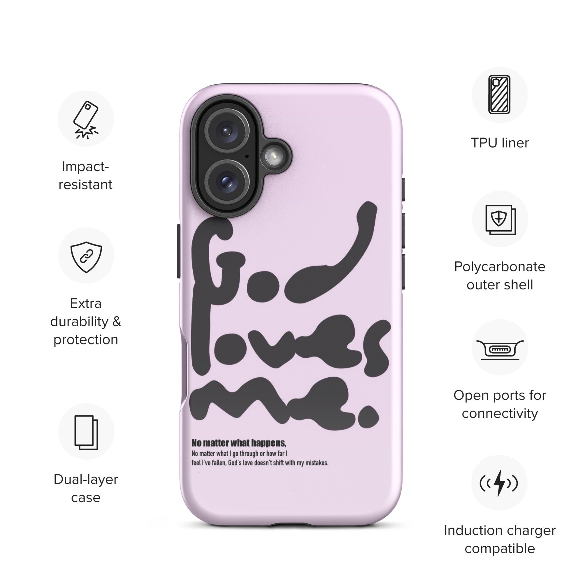 GOD LOVES ME- Tough Case for iPhone®